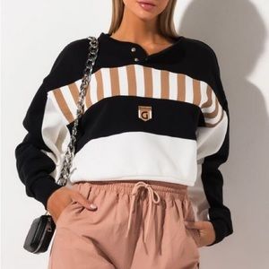 Gigi Hadid for Reebok Crop Sweatshirt XXS 2XS